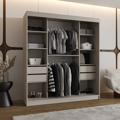 Bahrain II Sliding Door Wardrobe 180cm