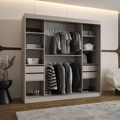 Bahrain II Sliding Door Wardrobe 200cm