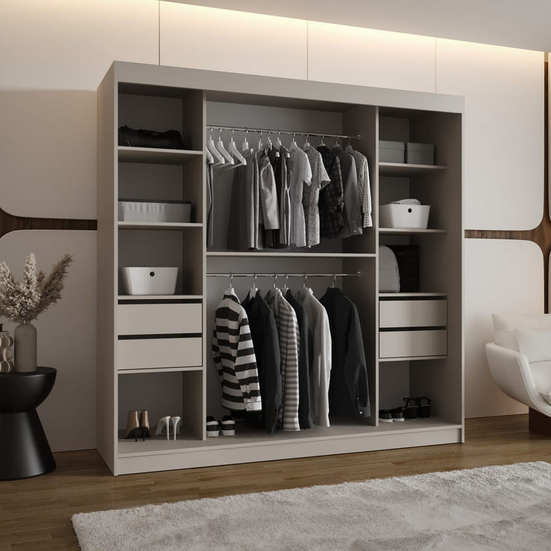 Bahrain II Sliding Door Wardrobe 200cm