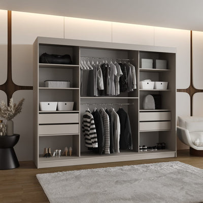 Bahrain II Sliding Door Wardrobe 250cm