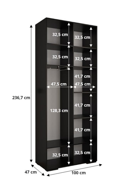 Inova II Hinged Door Wardrobe 300cm