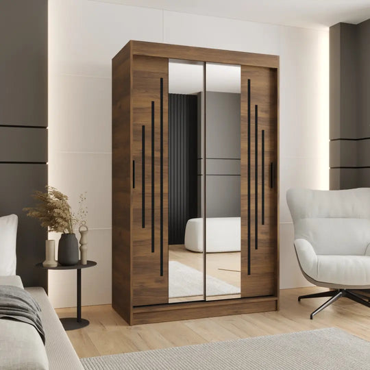 Rubino Y1 Sliding Door Wardrobe 120cm