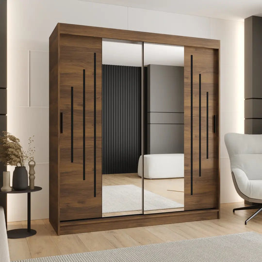 Rubino Y1 Sliding Door Wardrobe 180cm