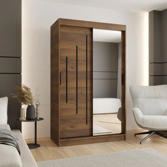 Rubino Y2 Sliding Door Wardrobe 120cm