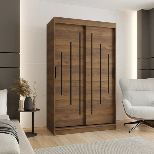 Rubino Y Sliding Door Wardrobe 120cm