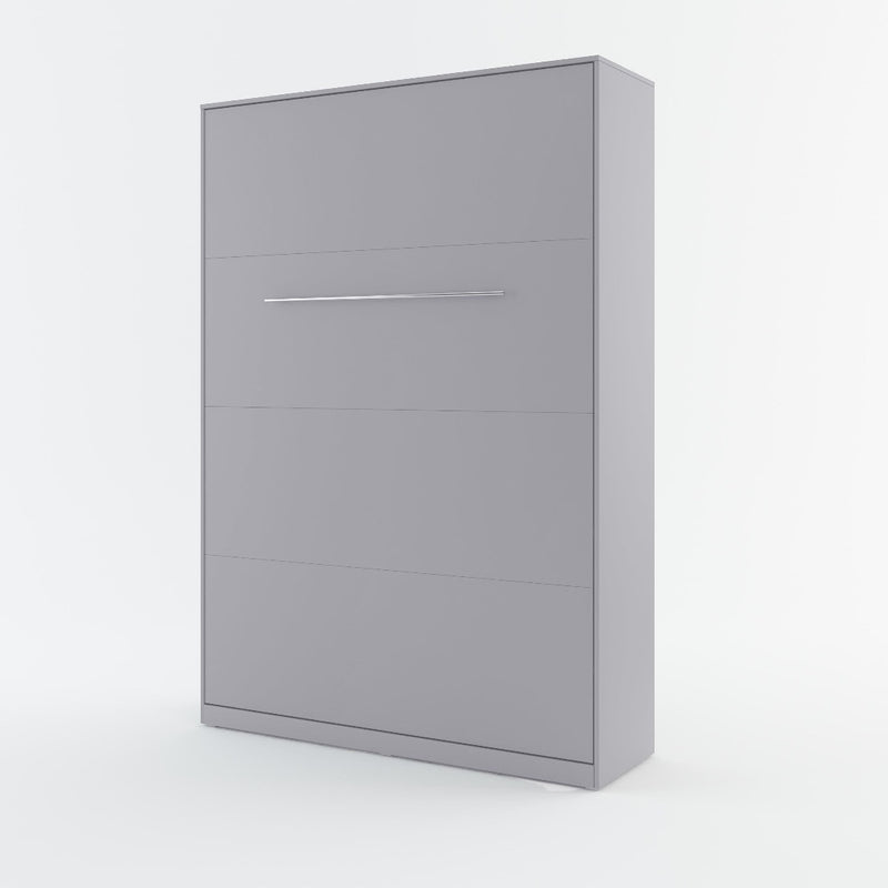 CP-02 Vertical Wall Bed Concept 120cm [Grey] - White Background