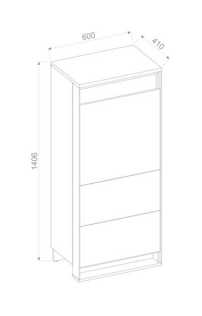 Quant QA-07 Tall Cabinet 60cm