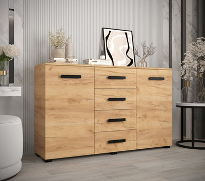 Bergamo Sideboard Cabinet 150cm [Oak] - Lifestyle Image