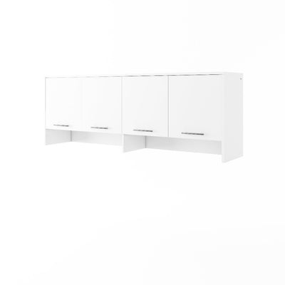 CP-10 Over Bed Unit for Horizontal Wall Bed Concept Pro 120cm [White Matt] - White Background