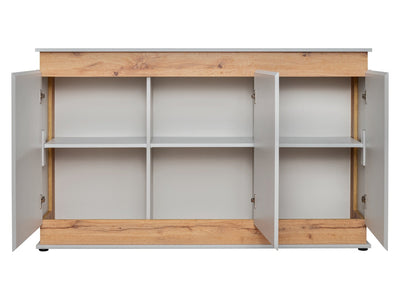 Berlin Sideboard Cabinet 150cm [White] - Interior Image