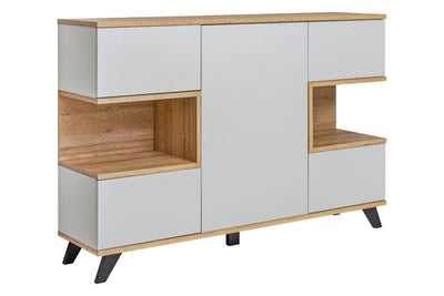 Bogota Sideboard Cabinet 160cm [Grey] - White Background