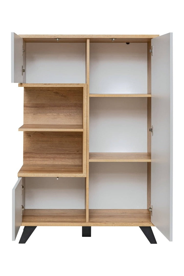 Bogota Sideboard Cabinet 90cm [Grey] - Interior Image