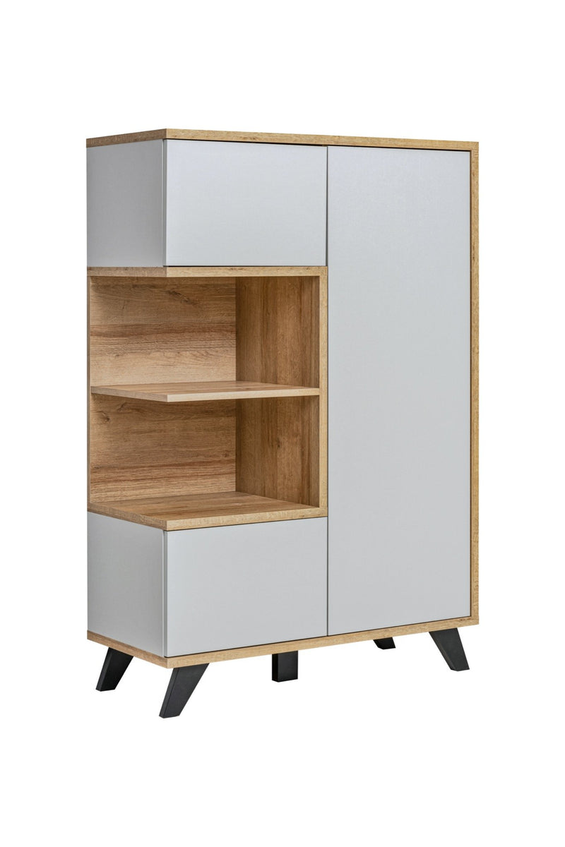 Bogota Sideboard Cabinet 90cm [Grey] - White Background