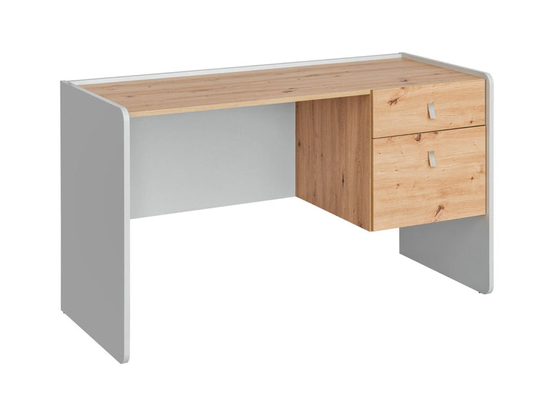 Vivero Desk 134cm [Oak] - White Background