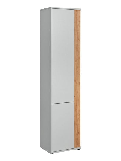 Vivero Tall Cabinet 49cm [Oak] - White Background
