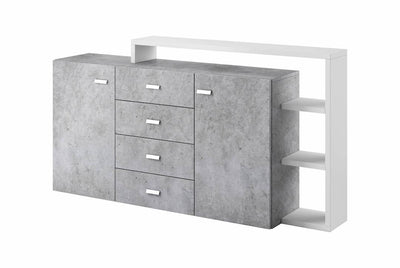 Bota 27 Sideboard Cabinet 180cm [Grey] - White Background 