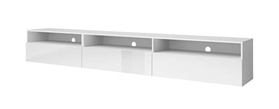 Baros 40 TV Cabinet 270cm [White] - White Background 2