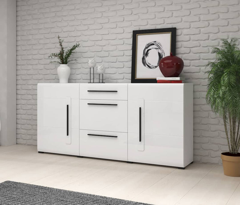 Tulsa 26 Sideboard Cabinet 180cm [White] - Lifestyle Image 