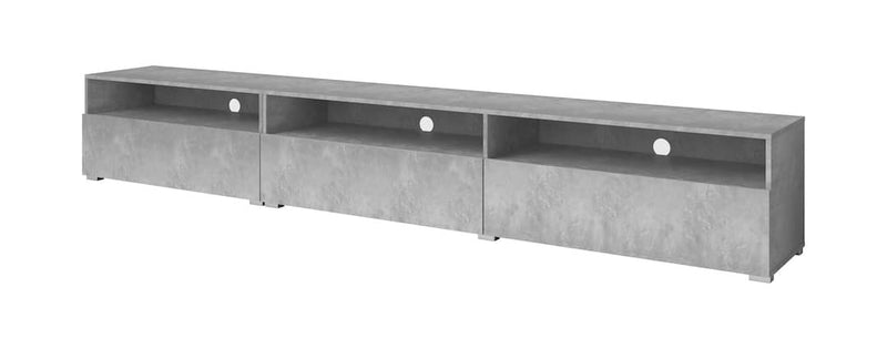 Baros 40 TV Cabinet 270cm [Grey] - White Background