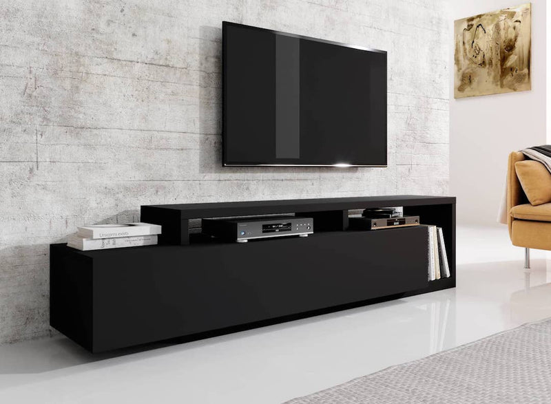Bota 40 TV Cabinet 219cm [Black] - Lifestyle Image