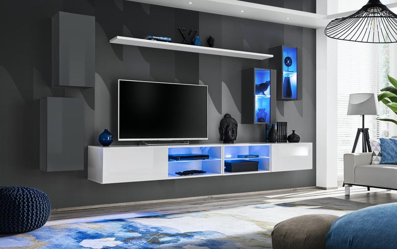 Switch XXV Wall Entertainment Unit For TVs Up To 75"