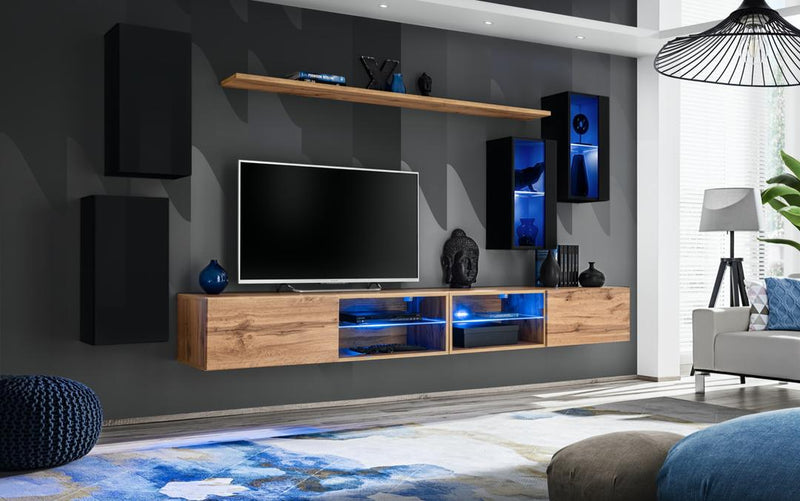 Switch XXV Wall Entertainment Unit For TVs Up To 75"