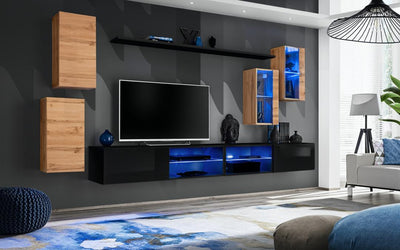 Switch XXV Wall Entertainment Unit For TVs Up To 75"