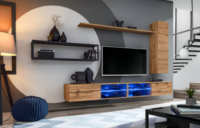 Switch Metal IV Entertainment Unit For TVs Up To 75"