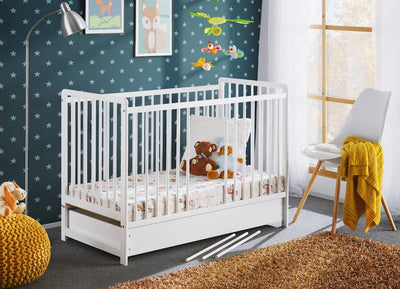 Cypi Cot Bed [White] - Lifestyle Image 5