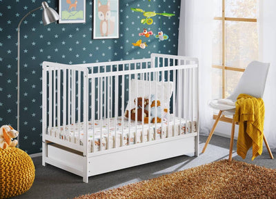 Cypi Cot Bed [White] - Lifestyle Image 4