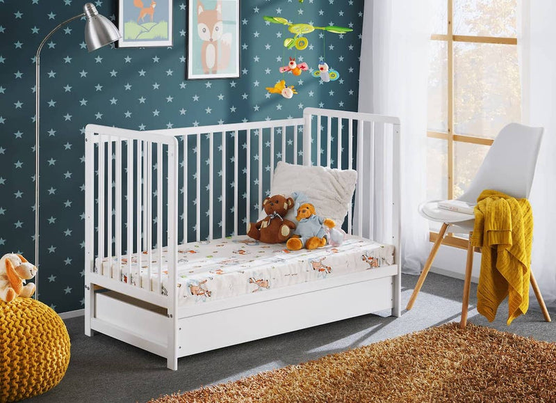 Cypi Cot Bed [White] - Lifestyle Image 7