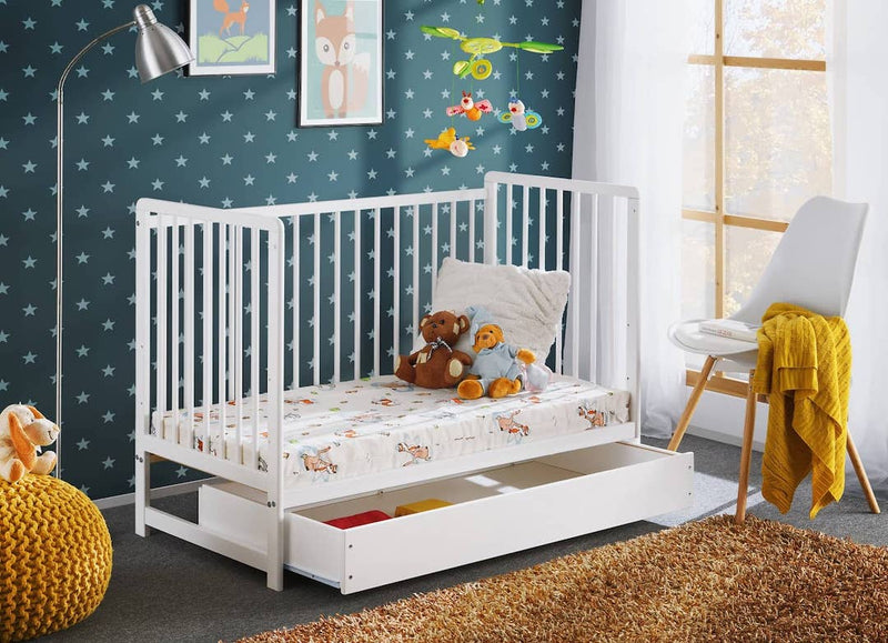 Cypi Cot Bed [White] - Lifestyle Image 8