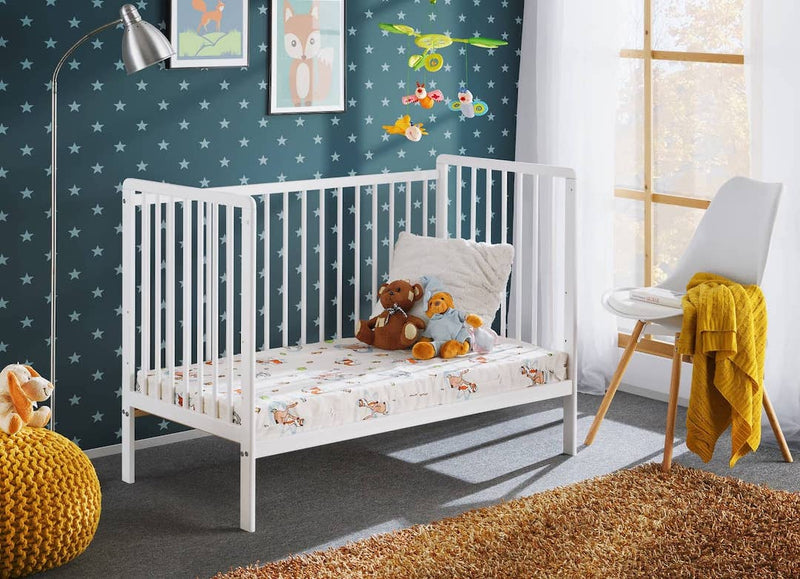 Cypi Cot Bed [White] - Lifestyle Image 3