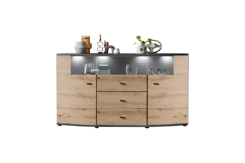 Dera 85 Display Sideboard Cabinet 160cm