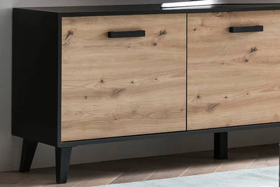 Artona 02 TV Cabinet 186cm [Oak] - Door Image