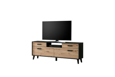Artona 04 TV Cabinet 186cm [Oak] - White Background 3