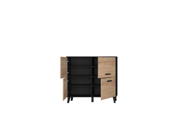 Artona 82 Sideboard Cabinet 126cm [Oak] - Interior Image