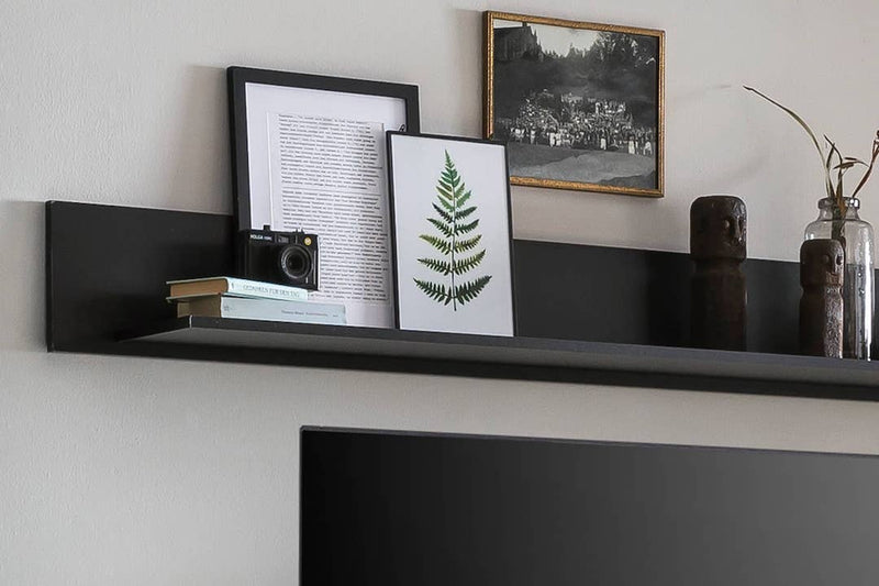 Artona VB Living Room Set [Oak] - Shelf Image