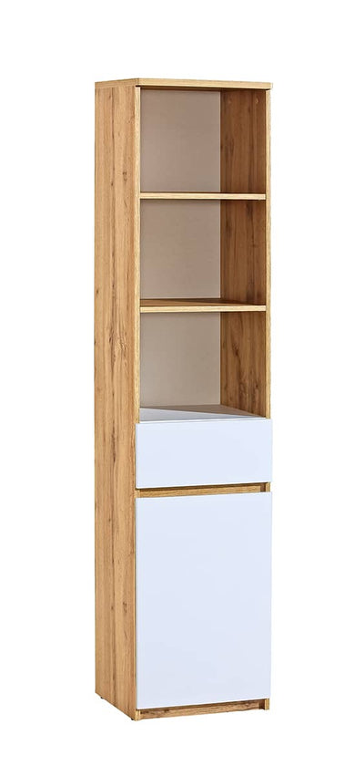 Arca AR3 Tall Cabinet 45cm [Oak Wotan] - White Background