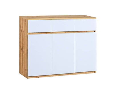 Arca AR6 Sideboard Cabinet 120cm [Oak Wotan] - White Background