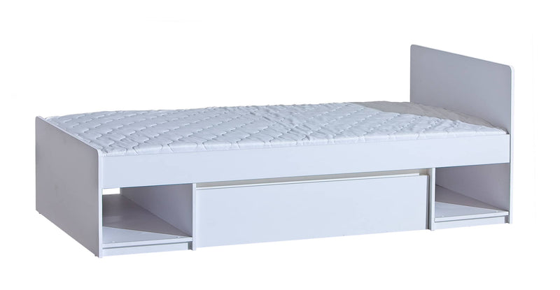 Arca AR9 Bed with Drawer [White] - White Background