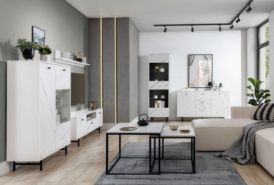 Veroli 01 Sideboard Cabinet 150cm [White] - Lifestyle Image  2