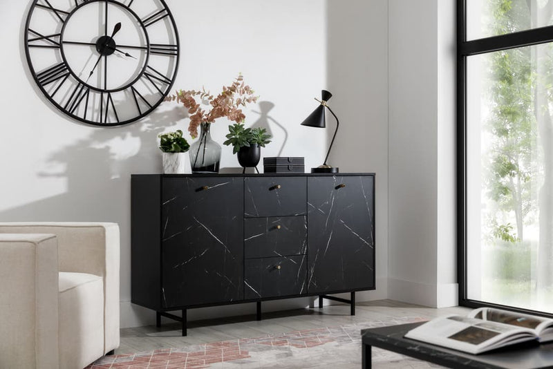 Veroli 01 Sideboard Cabinet 150cm [Black] - Lifestyle Image 