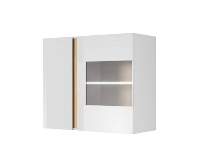 Arco Wall Hung Display Cabinet 97cm [White] - White Background