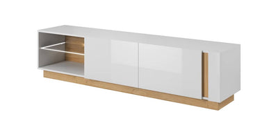 Arco TV Cabinet 188cm [White] - White Background
