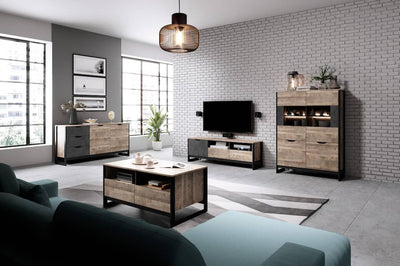 Arden Sideboard Cabinet 161cm [Oak] - Lifestyle Image 2