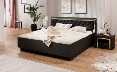 Arno Bed Frame [EU Super King] [Black] - Lifestyle Image 2