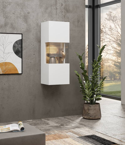 Ava 07 Wall Hung Cabinet 36cm [White] - Lifestyle Image