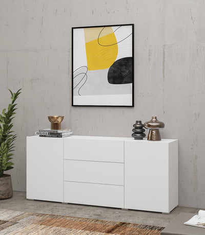 Ava 26 Sideboard Cabinet 140cm [White] - Lifestyle Image 2