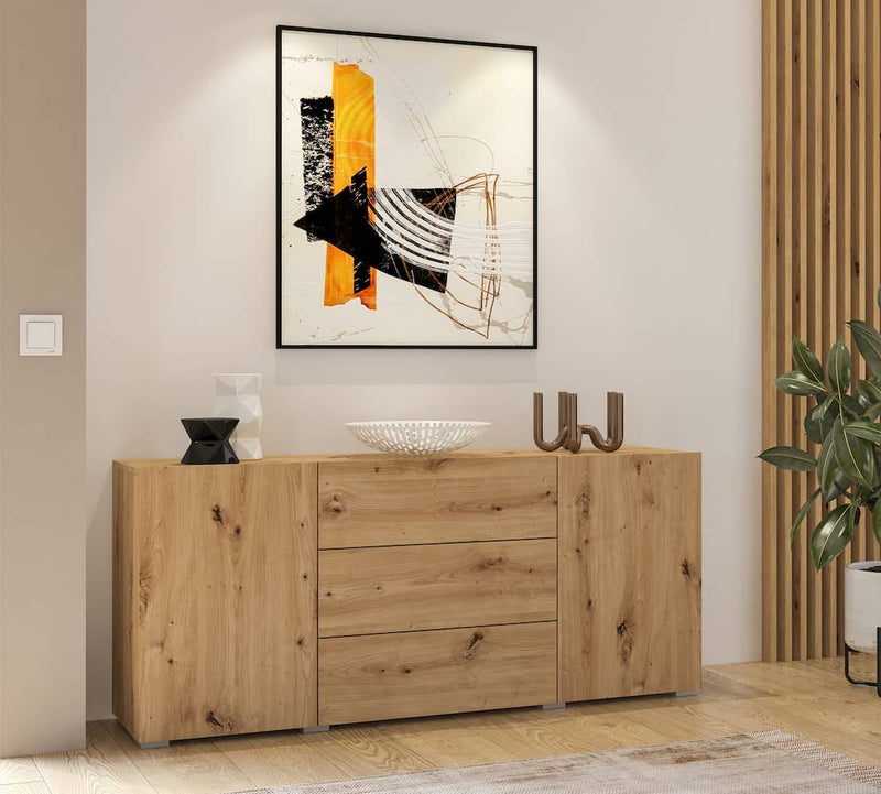 Ava 26 Sideboard Cabinet 140cm [Oak] - Lifestyle Image 2